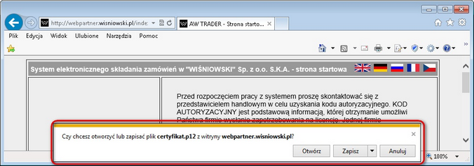 Generowanie certyfikatu prywatnego