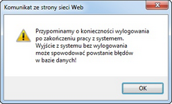 Logowanie do aplikacji
